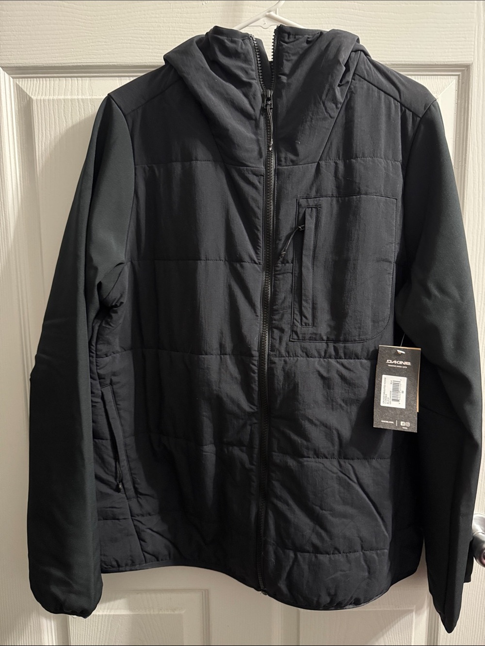 Dakine Unisex Cruiser Insulated Thermal Pullover Hoodie Black Size Medium NWT